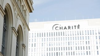 Sicht auf die Charité
