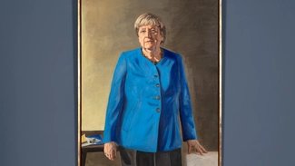 Portrait der Altkanzlerin Angela Merkel