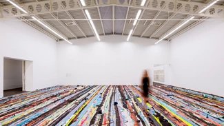Mark Bradford im Hamburger Hafen
