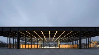 Außenansicht der Neuen Nationalgalerie Berlin