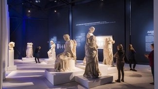 Ausstellungsstücke der Dauerausstellung im Panorama