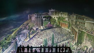 Pergamon.panorama de l'exposition de Yadegar Asisi à Berlin