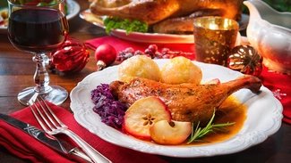 Christmas goose