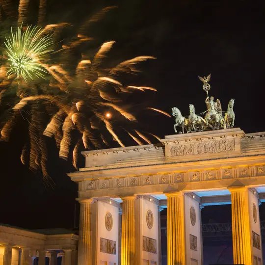Silvester am Brandenburger Tor