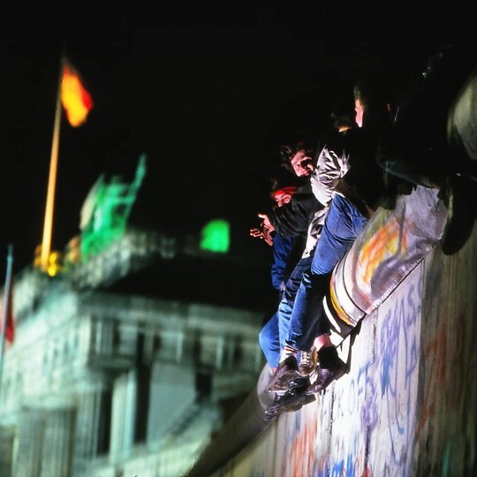 Fall of the Berlin Wall, November night 1989 