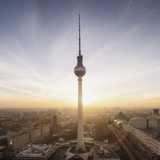 Panorama von Berlin mit Fernsehturm
