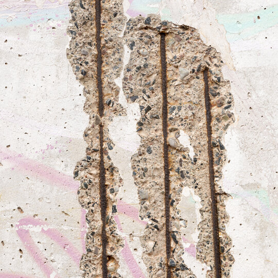 Les vestiges du mur de Berlin