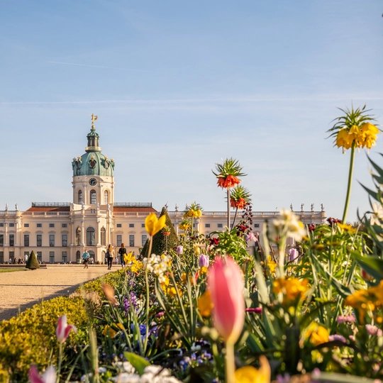 Park Schloss Charlottenburg im Frühling