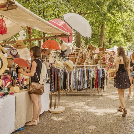 Marché aux puces Boxhagener Platz Berlin