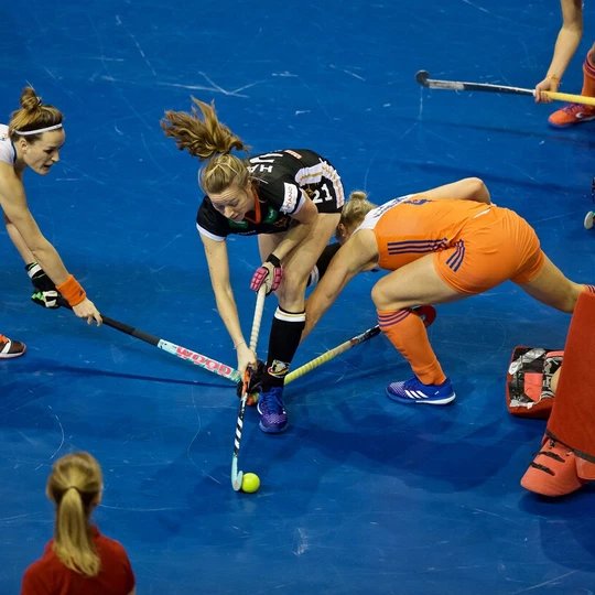 11.02.2018 Hallenhockey WM Berlin GER vs NED Frauen