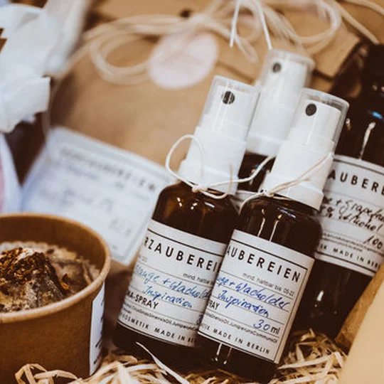 Selezione di prodotti cosmetici da Verzaubereien