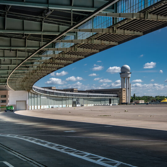 Ex aeroporto di Tempelhof: piazzale