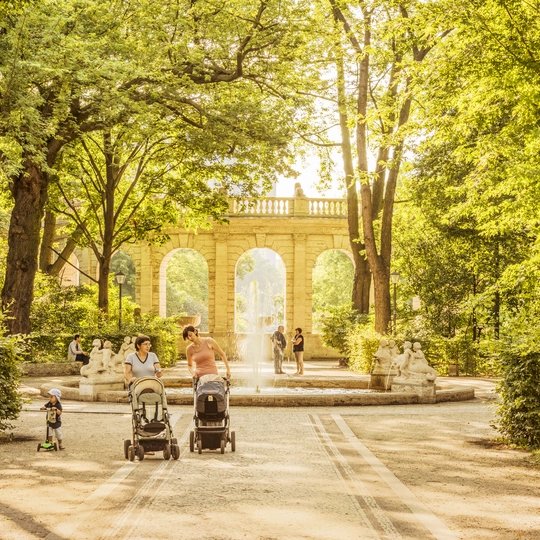 Fairytale Fountain in Volkspark Friedrichshain