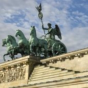 Quadriga auf dem Brandenburger Tor Berlin