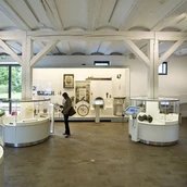 Blick in die ständige Ausstellung "99 x Neukölln"
