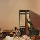 Karoline Koeppel, Amtliches Stillleben, Ölgemälde