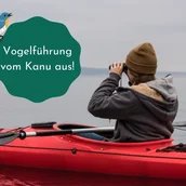 Vogelexkursion vom Kanu aus