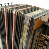 Zieharmonika, Meinel & Herold, Klingenthal, um 1870, Kat.-Nr. 4834