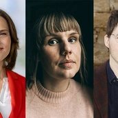 Elisabeth Kaiser, Foto: Juliane Sonntag/ Photothek; Sophie Kirchner, Foto: Marlena Waldthausen; Philipp Baumgarten, Foto: Thora Preuß