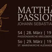 Matthäus-Passion Johann Sebastian Bach