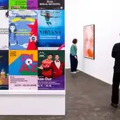 Ausstellungsansicht „Saâdane Afif. Five Preludes“, Hamburger Bahnhof – Nationalgalerie der Gegenwart, 12.12.2025 – 13.09.2026, Abgebildet: The Fountain Archives, 2008-2020