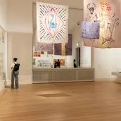 Gabriele Stötzer: "Dabei sein und nicht schweigen", Installationsansicht, Gropius Bau, 2026