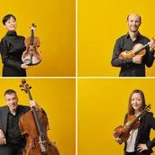 Simon Roturier (Violine), Marlene Ito (Violine), Naoko Shimizu (Viola) und Ludwig Quandt (Violoncello)