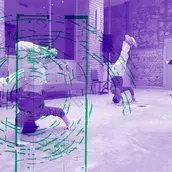 Balázs Deim, Hajnal Németh, „BREAK DANCE BREAK“, 2026; Zeichnung, inspiriert von einer Originalzeichnung von Lawrence Halprin, Arnold Dreyblatt, 2026