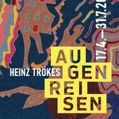 Heinz Trökes, Tanzendes Haus, 1973/1987, Wolle gewebt als Gobelin