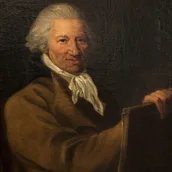 Daniel Chodowiecki, Gemälde von Suzette Henry (geborene Susanne Chodowiecka, Öl auf Leinwand), Berlin, um 1795