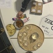 Vorbereitungen für eine Pause.