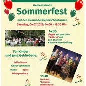 Sommerfest mit der Kiezrunde Niederschönhausen