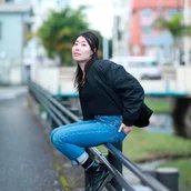 Porträt der japanischen DJ natsu