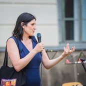 Petra Anders während der Langen Nacht der Wissenschaften 2025