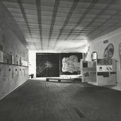 Ausstellungsansicht Berlin plant, Berliner Schloss, 1946