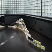 Gonzalez Haase AAS x Marbledworks, The Brick, Installationshot at Eternit Haus, Berlin 2025 
