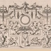 Jacques Androuet du Cerceau, Fries aus Flechtwerk und Grotesken, um 1562