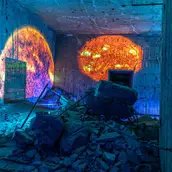 Klang- und Lichtinstallation: Seafoam Palace presents »Roadside Picnic«