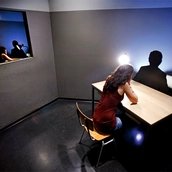 nachgebauter Verhörraum der Staatssicherheit