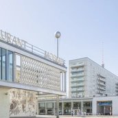 Café Moskau und Landpavillon im Wohngebiet Karl-Marx-Allee, Berlin, 2026, Architekturen: Kollektiv Josef Kaiser