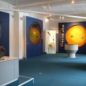 Ausstellungsraum "Das Sonnensystem" in der Archenhold-Sternwarte Treptow