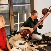 Nacht-Ragas auf Sitar und Tabla bei der Lange Nacht der Museen 2024 im Humboldt Forum