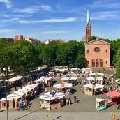 Weddingmarkt von oben, Juni 2017