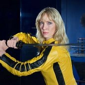 Hollywood trifft Samurai: Uma Thurman