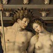 Jan Gossaert, Neptun und Amphitrite (Detail), 1516