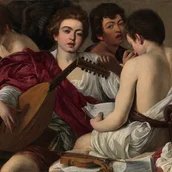 Caravaggio, I Musici, 1595, New York, Metropolitan Museum of Art