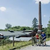 Fahrradroute: Natur und Infrastruktur