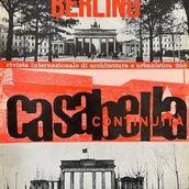 Erstes Themenheft zu West- und Ost-Berlin in Italien: Casabella Continuità, 1964, Nr. 288, Titelblatt
