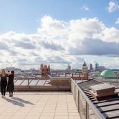 Blick von der Dachterrasse