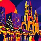 Symbolbild Weihnachtsmarkt an der Kaiser-Wilhelm-Gedächtnis-Kirche